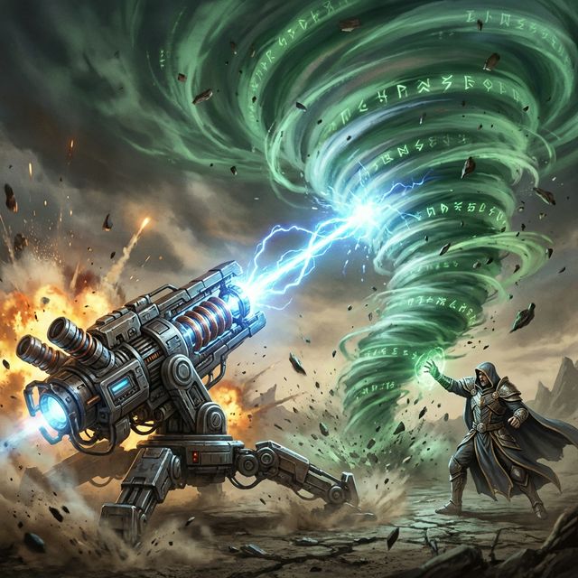 Railgun vs Magic